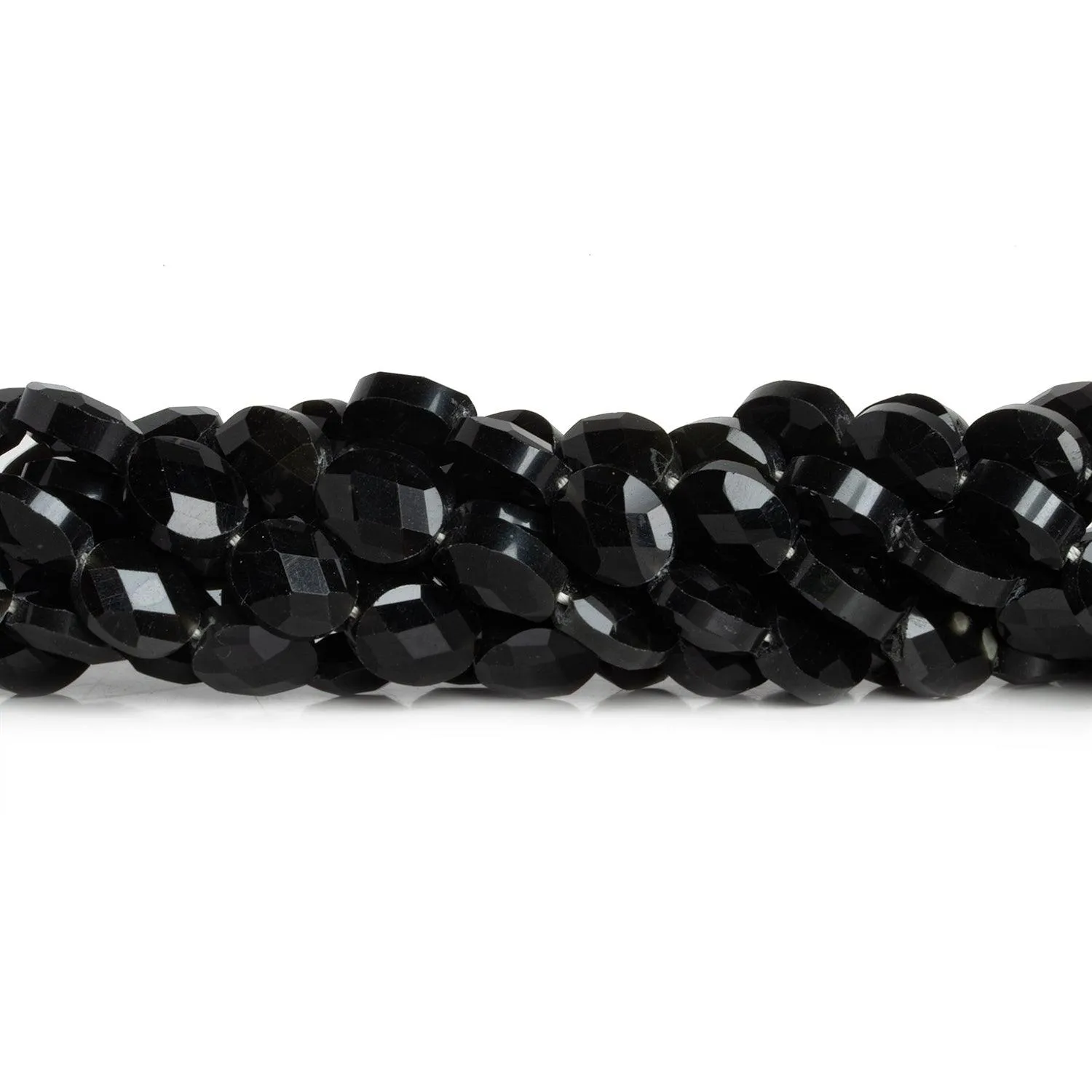 10x8mm Rainbow Obsidian Faceted Ovals 16 inch 40 beads