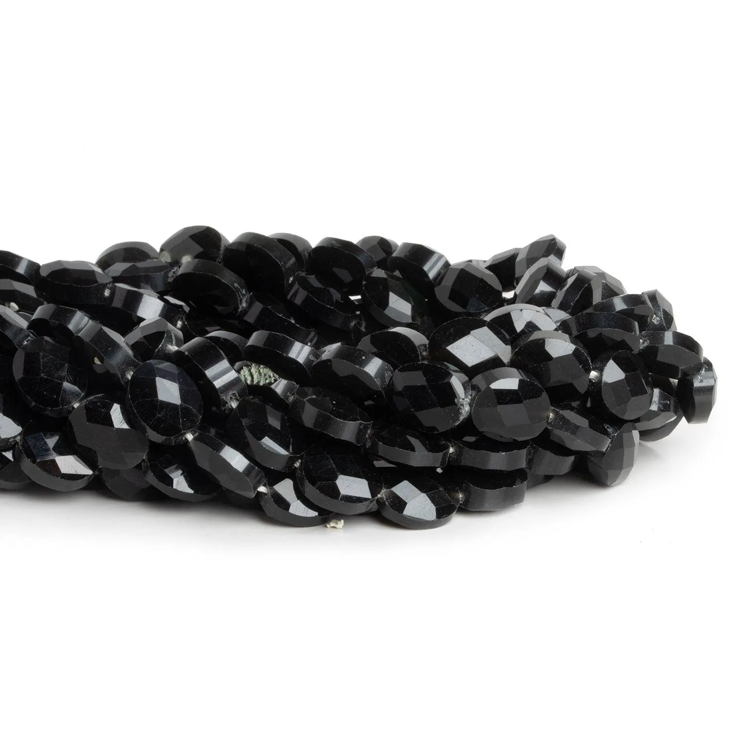 10x8mm Rainbow Obsidian Faceted Ovals 16 inch 40 beads