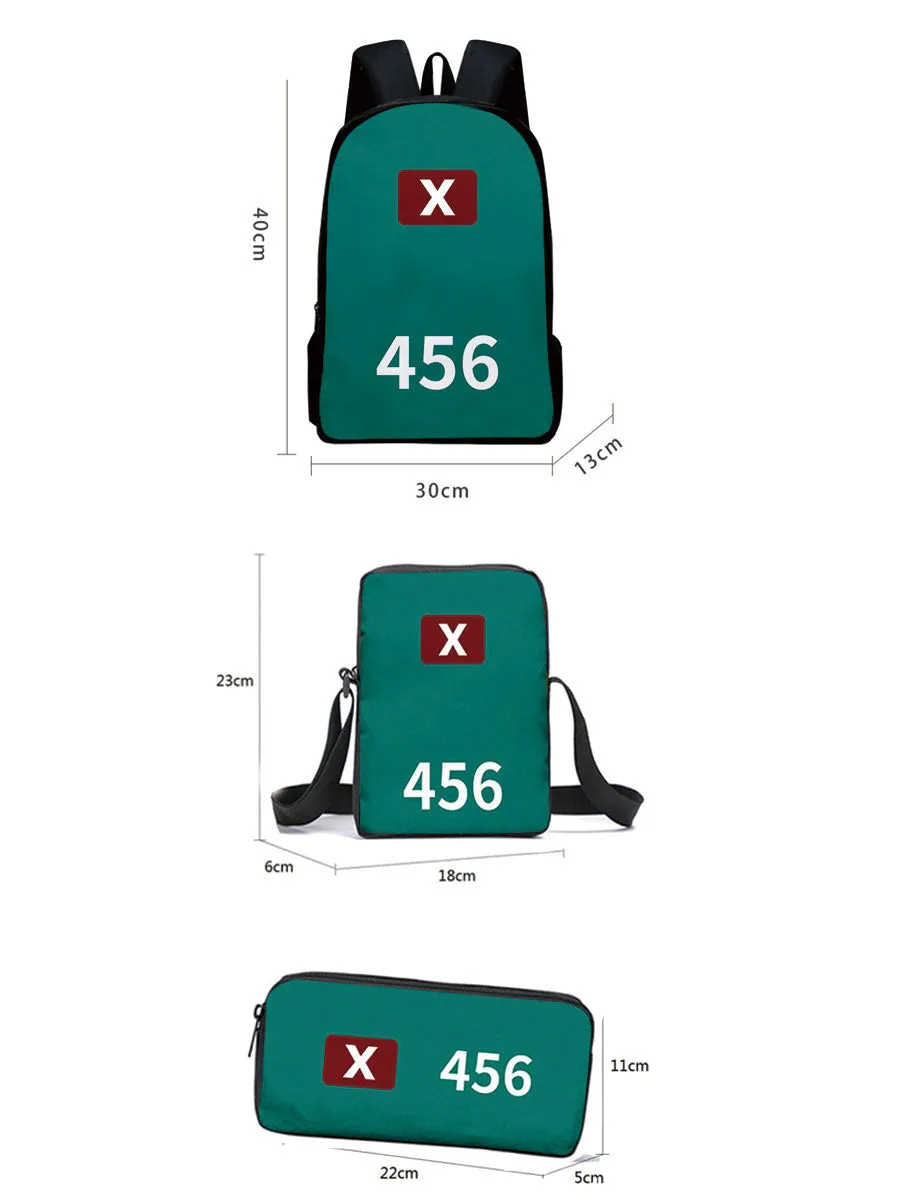 3PCS Game Player Backpack Set