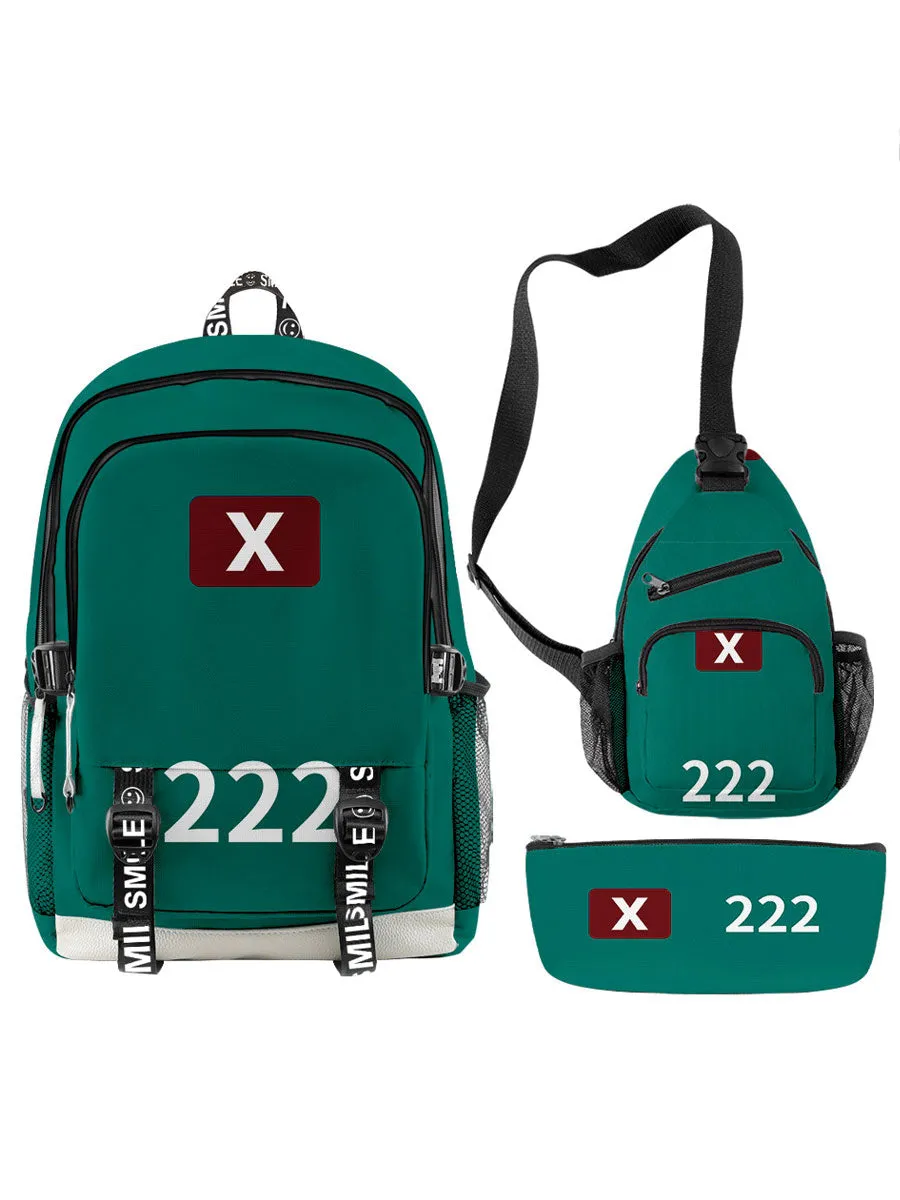3PCS Gamer Laptop Backpack Set