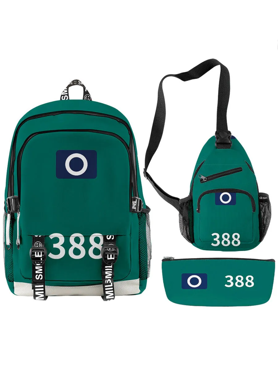 3PCS Gamer Laptop Backpack Set