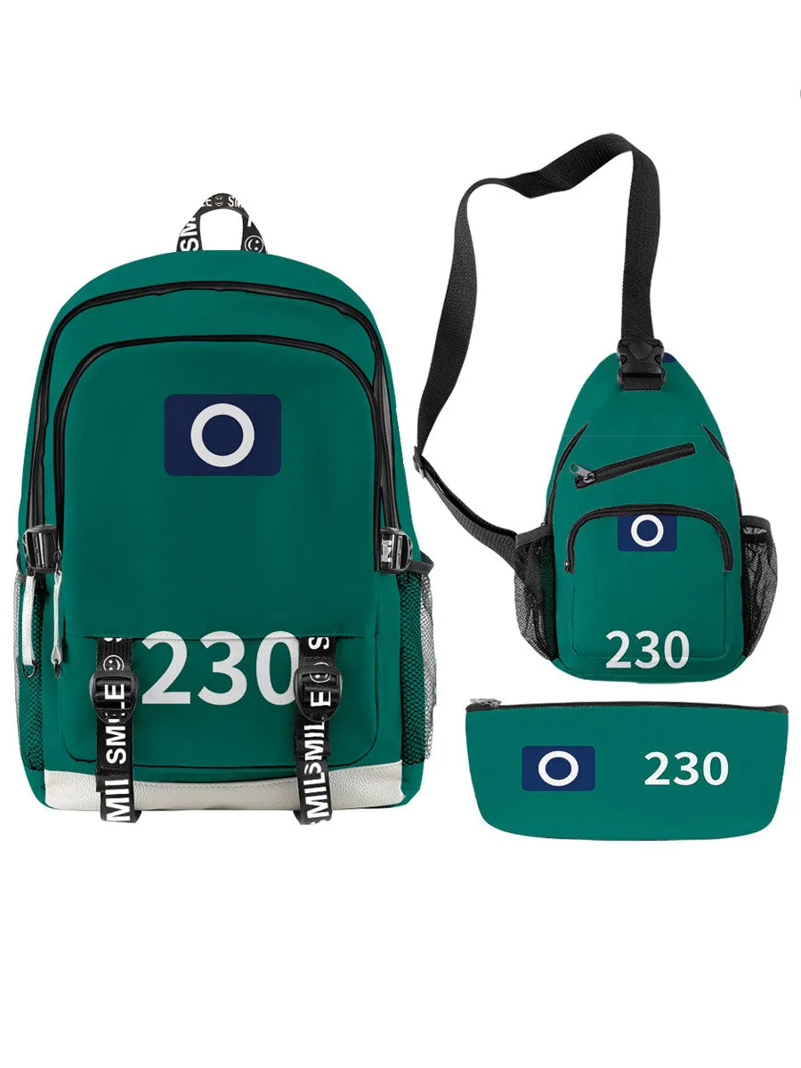 3PCS Gamer Laptop Backpack Set