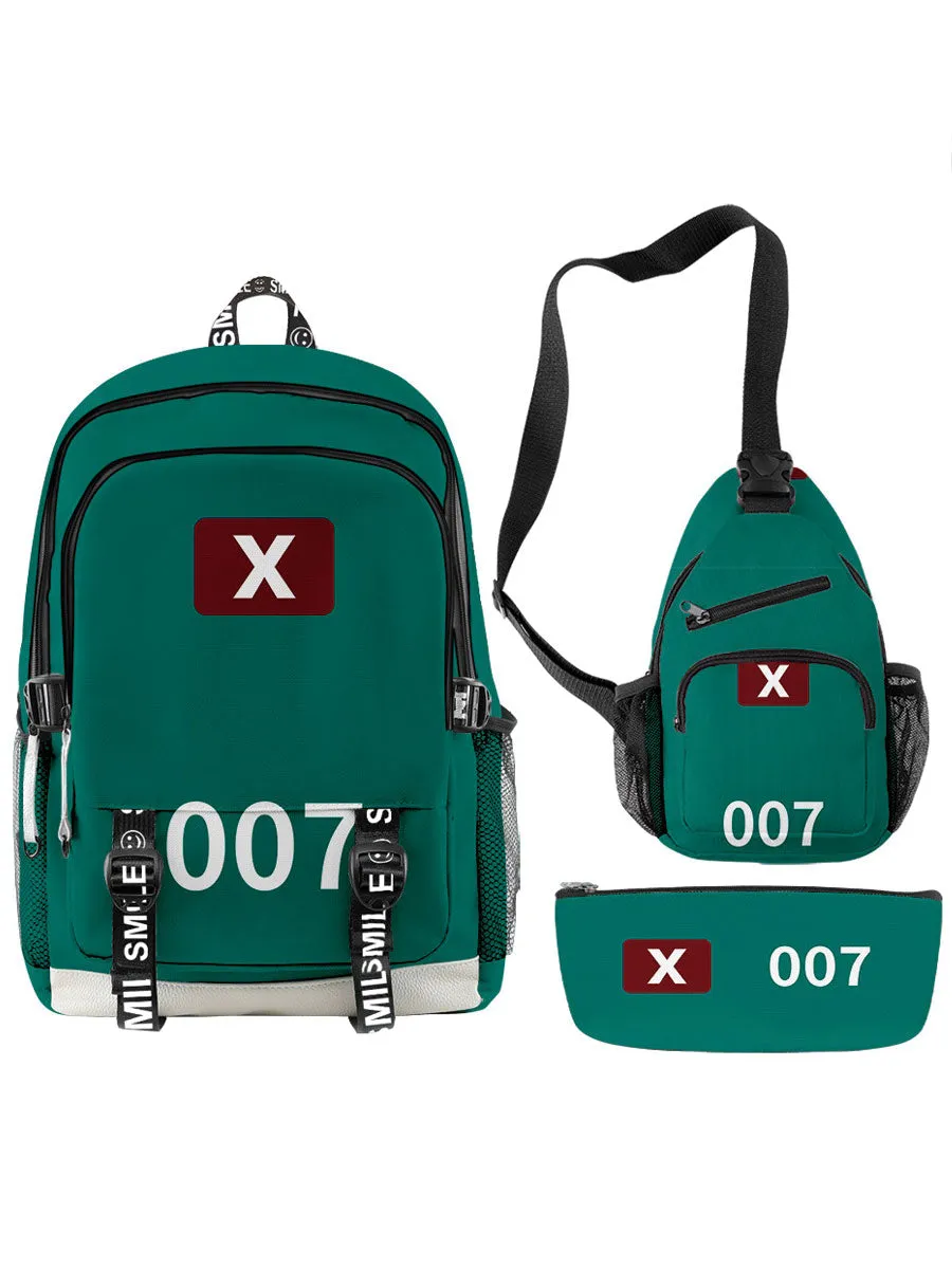 3PCS Gamer Laptop Backpack Set