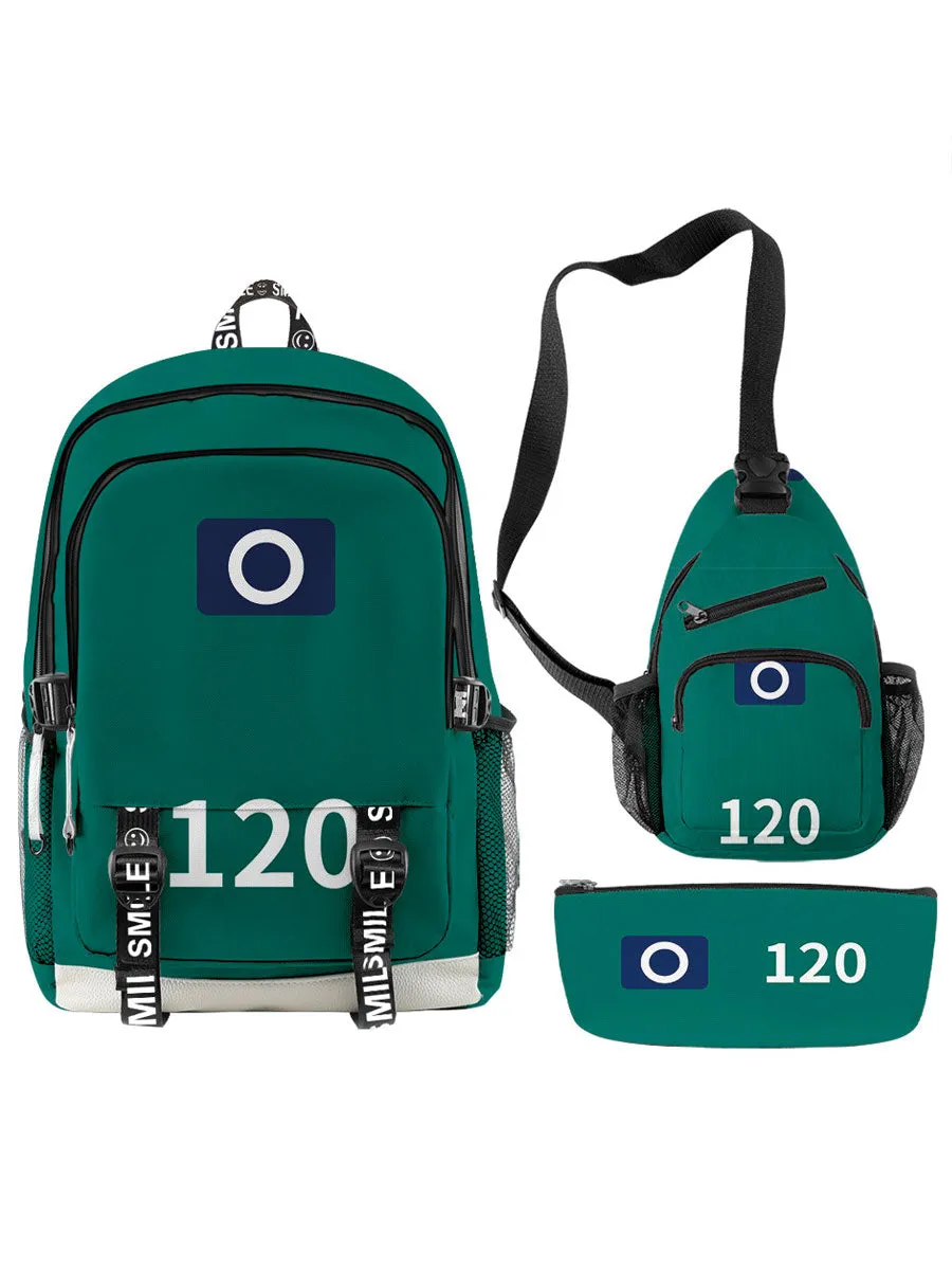 3PCS Gamer Laptop Backpack Set