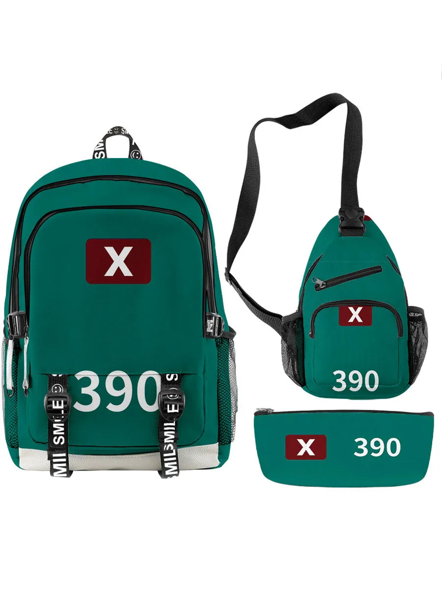 3PCS Gamer Laptop Backpack Set