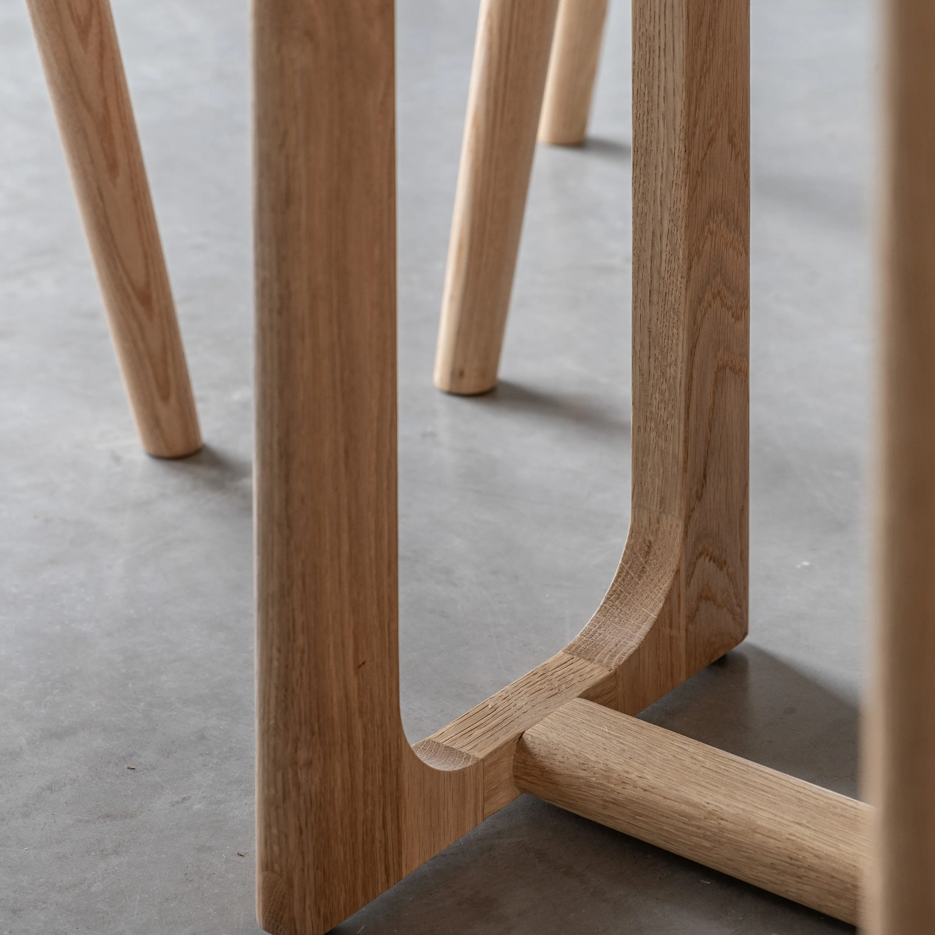 Amos Craft Folding Dining Table Natural