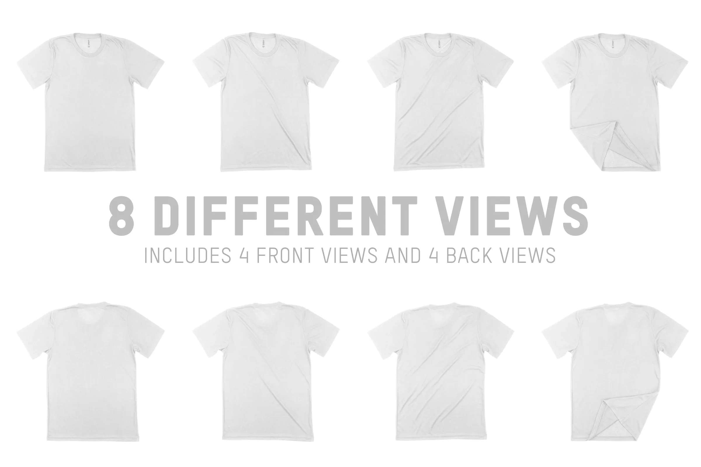 Bella   Canvas 3880 Viscose T-Shirt Mockups