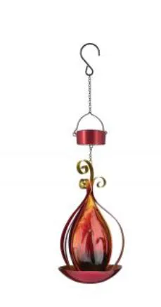 Blaze Hanging Lantern - Red