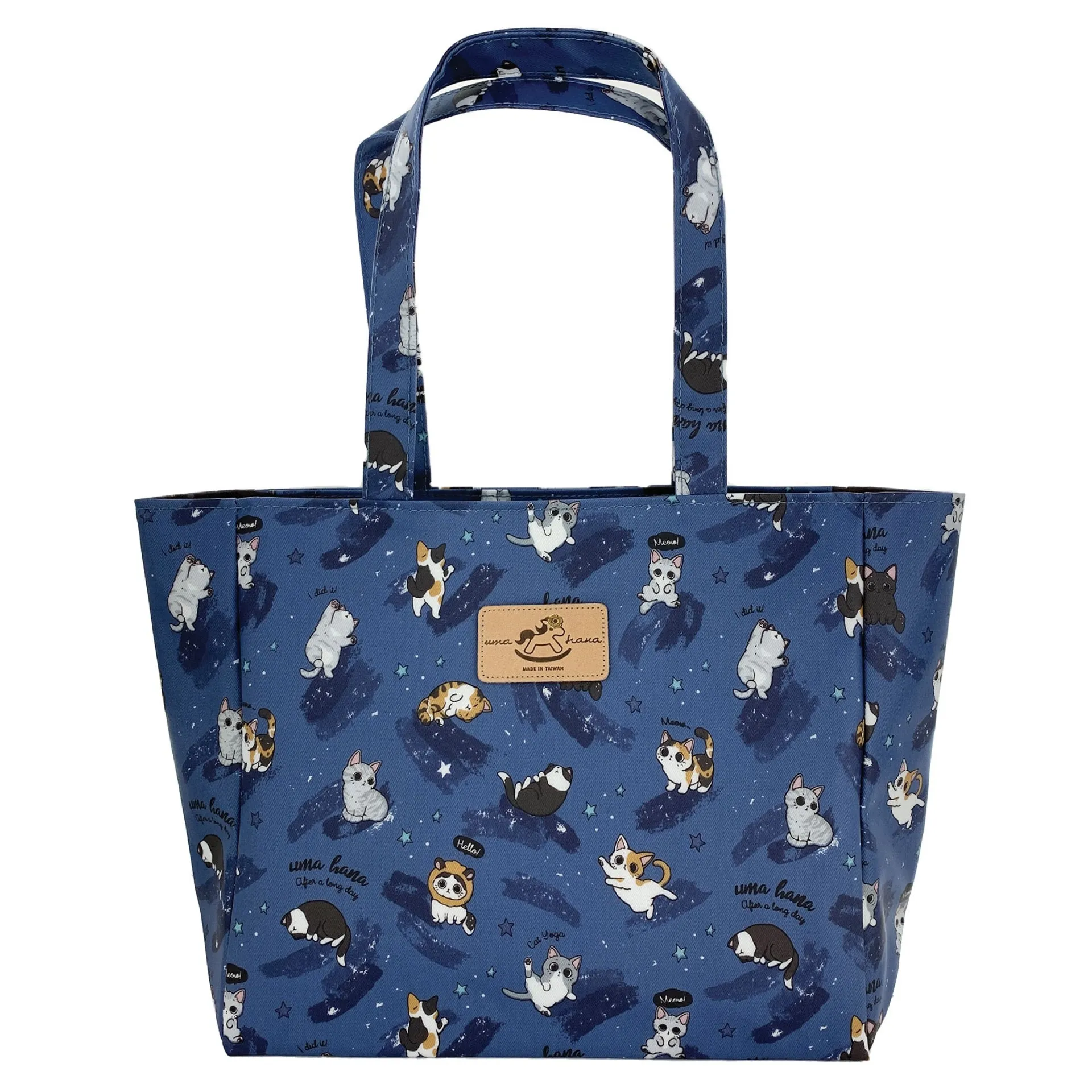 Blue Cat Yoga Medium Tote