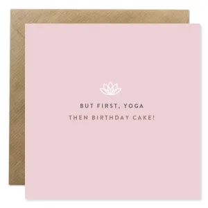Bold Bunny But First Yoga