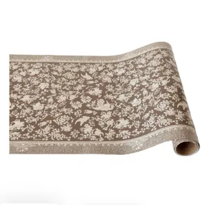 Brown Regal Peacock Runner