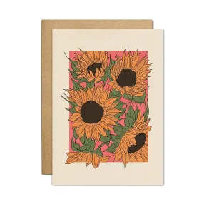 Cai & Jo Sunflower Print Card