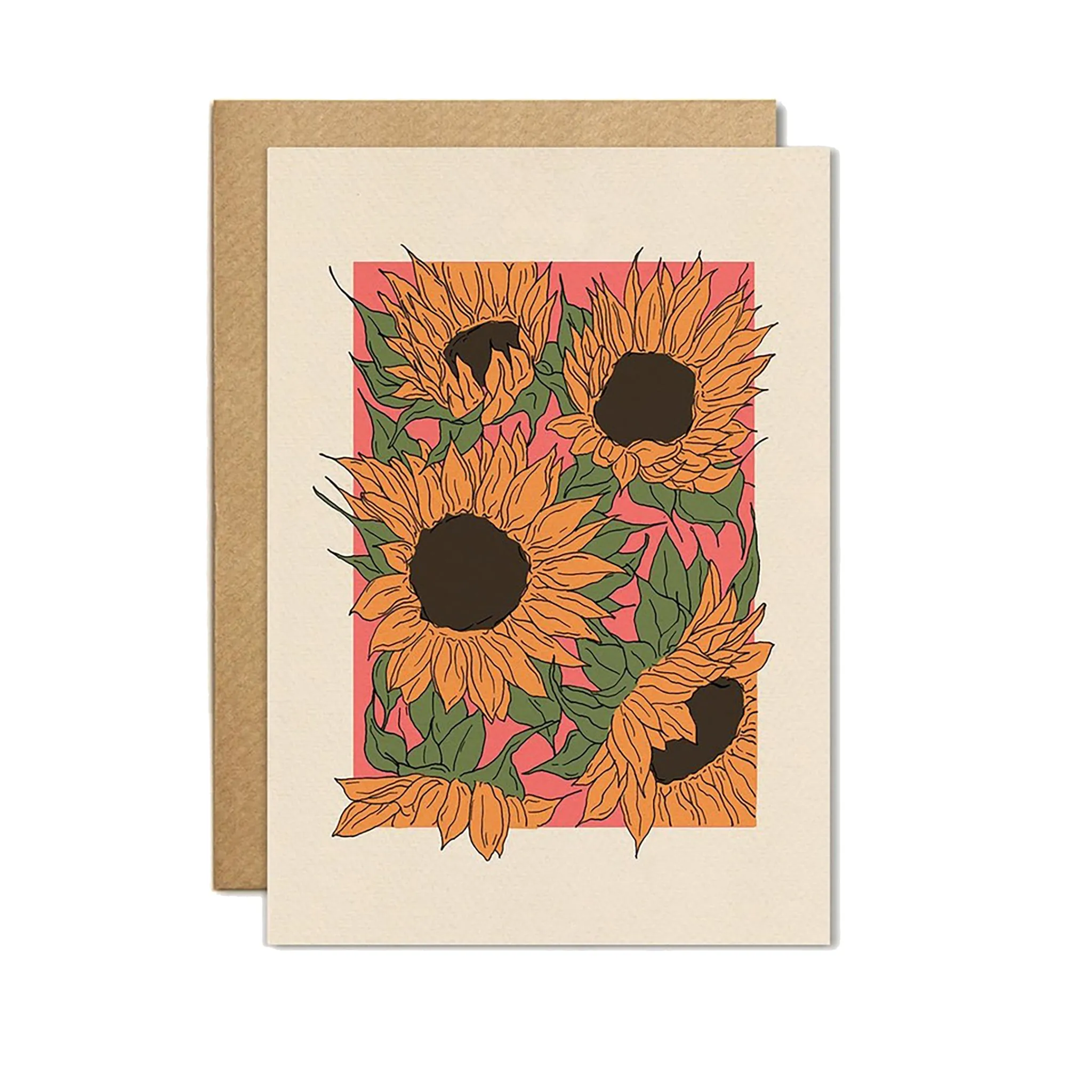 Cai & Jo Sunflower Print Card