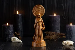 Carved Idunn Statue