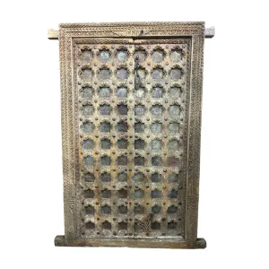 Carved Wooden Door (Decor)