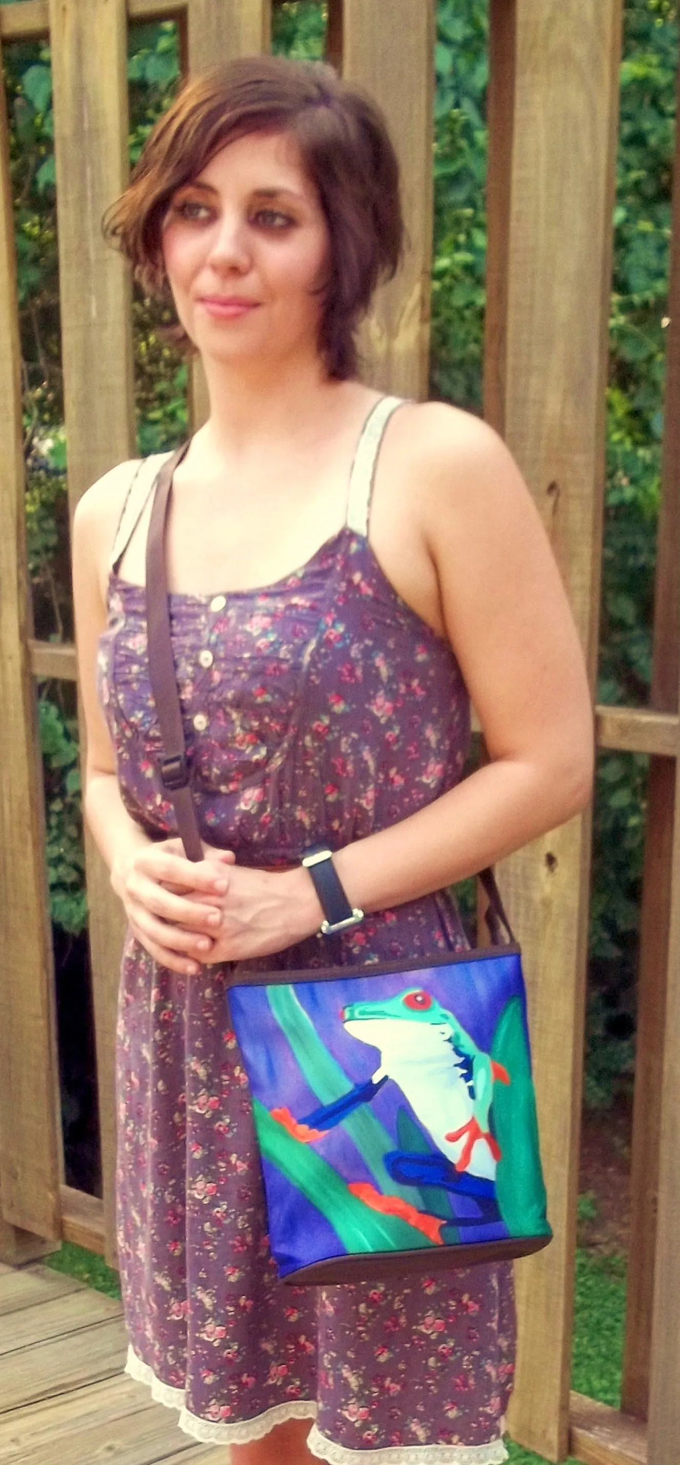 Cat Kitten Cross Body Bag  - Salvador's Reflection