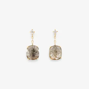 CE8-OOAK | 1.78 Carat One-of-a-Kind Diamond Slice Earrings