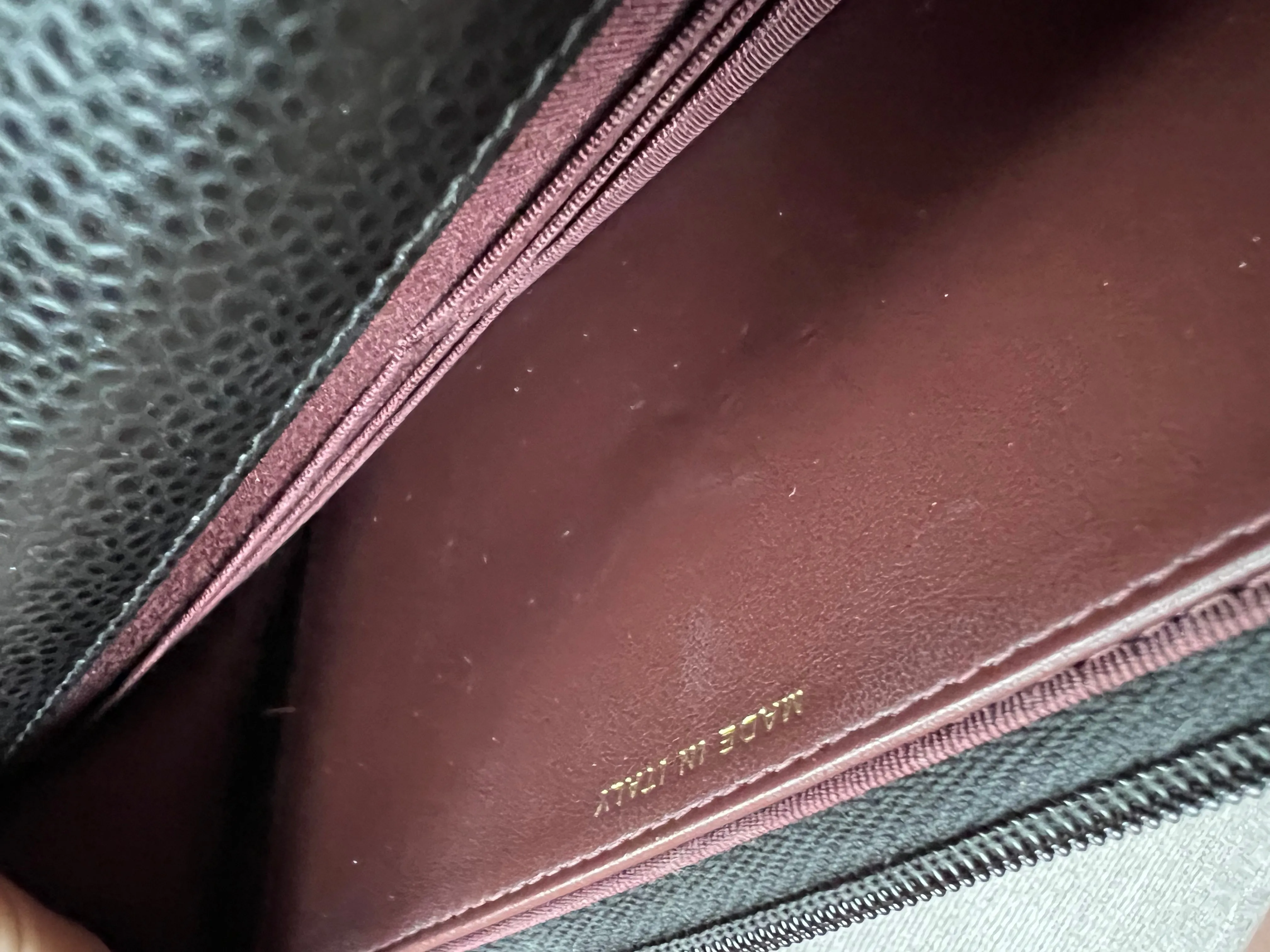 Chanel Black Caviar Wallet on Chain (RRP £2,810)