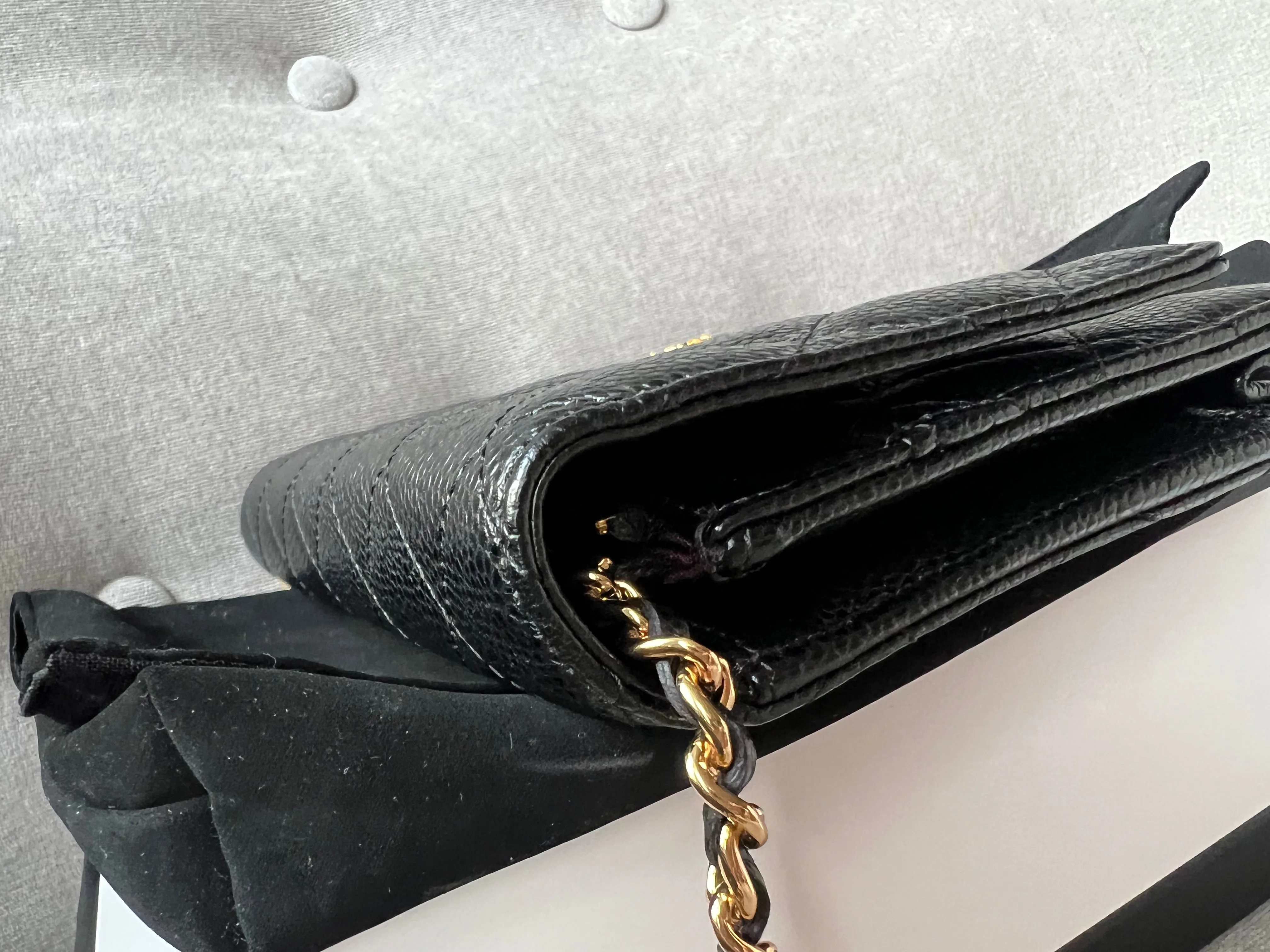 Chanel Black Caviar Wallet on Chain (RRP £2,810)