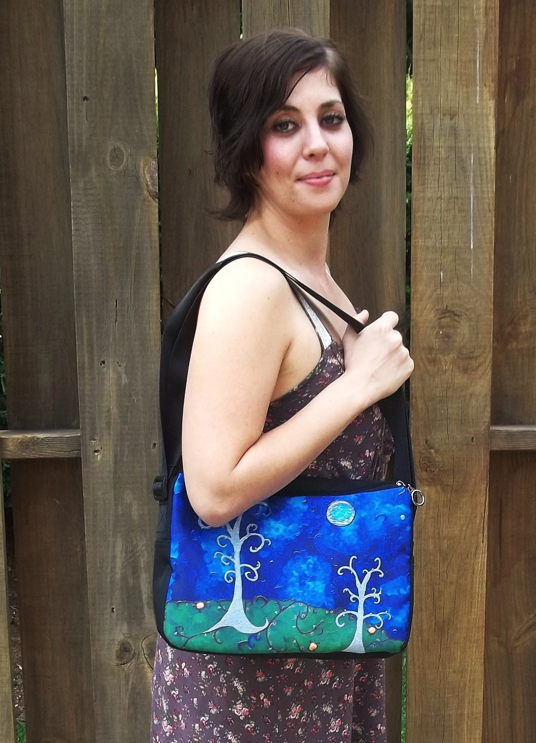 Cheetah Signature Messenger Bag - Twilight Run