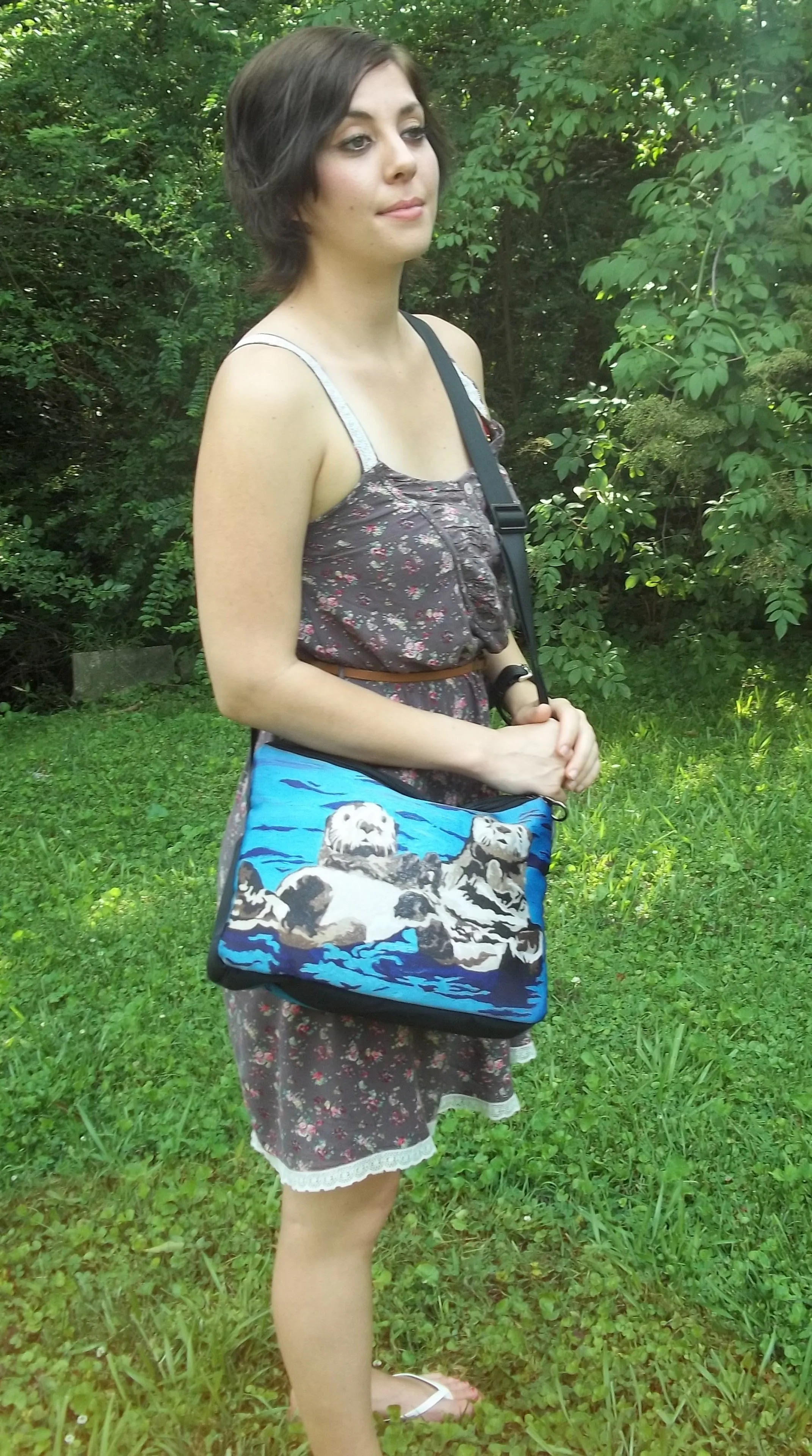 Cheetah Signature Messenger Bag - Twilight Run