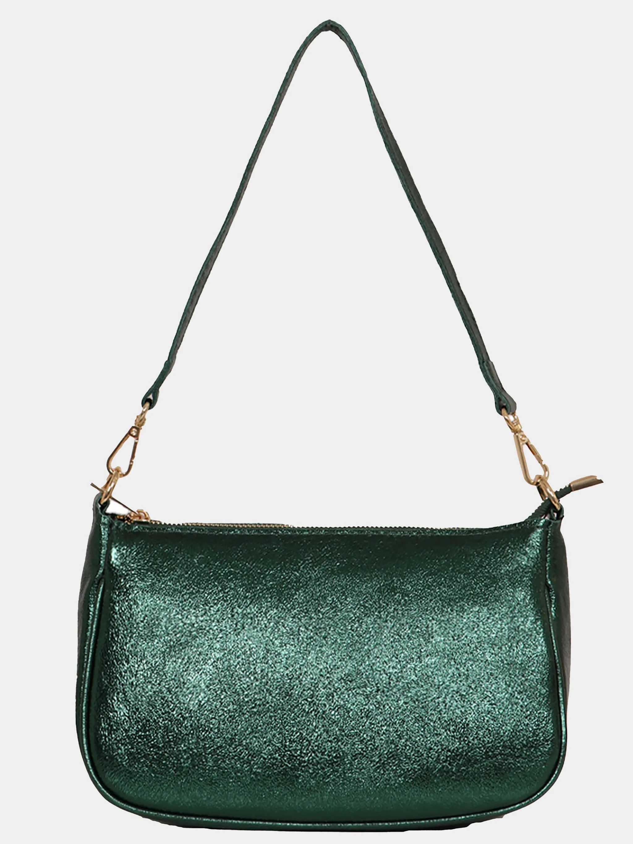 Chloe Baguette Bag - Green, Metallic