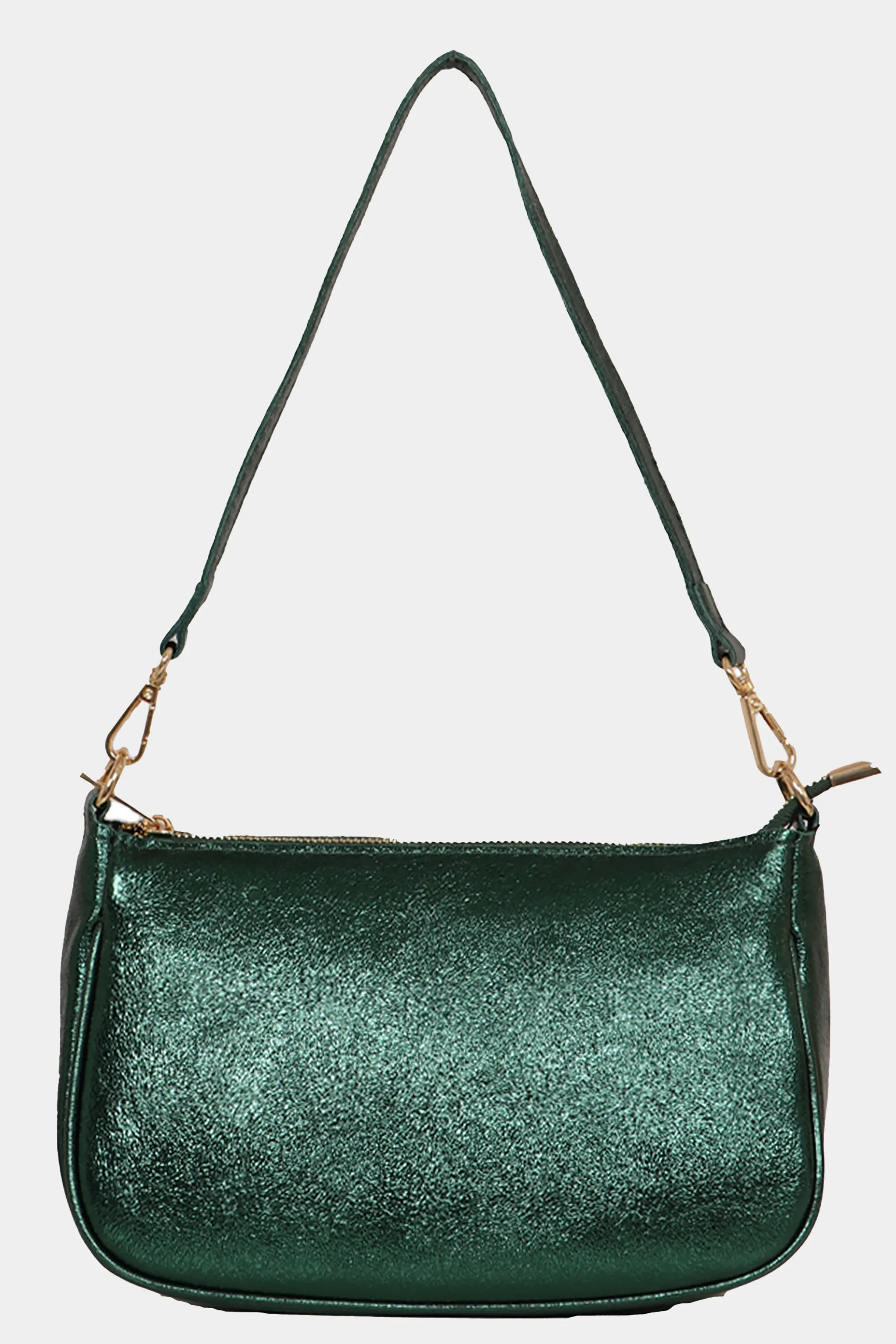 Chloe Baguette Bag - Green, Metallic