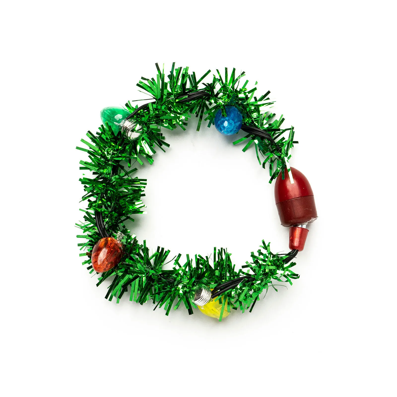 Christmas Tacky Tinsel Light Up Bracelet