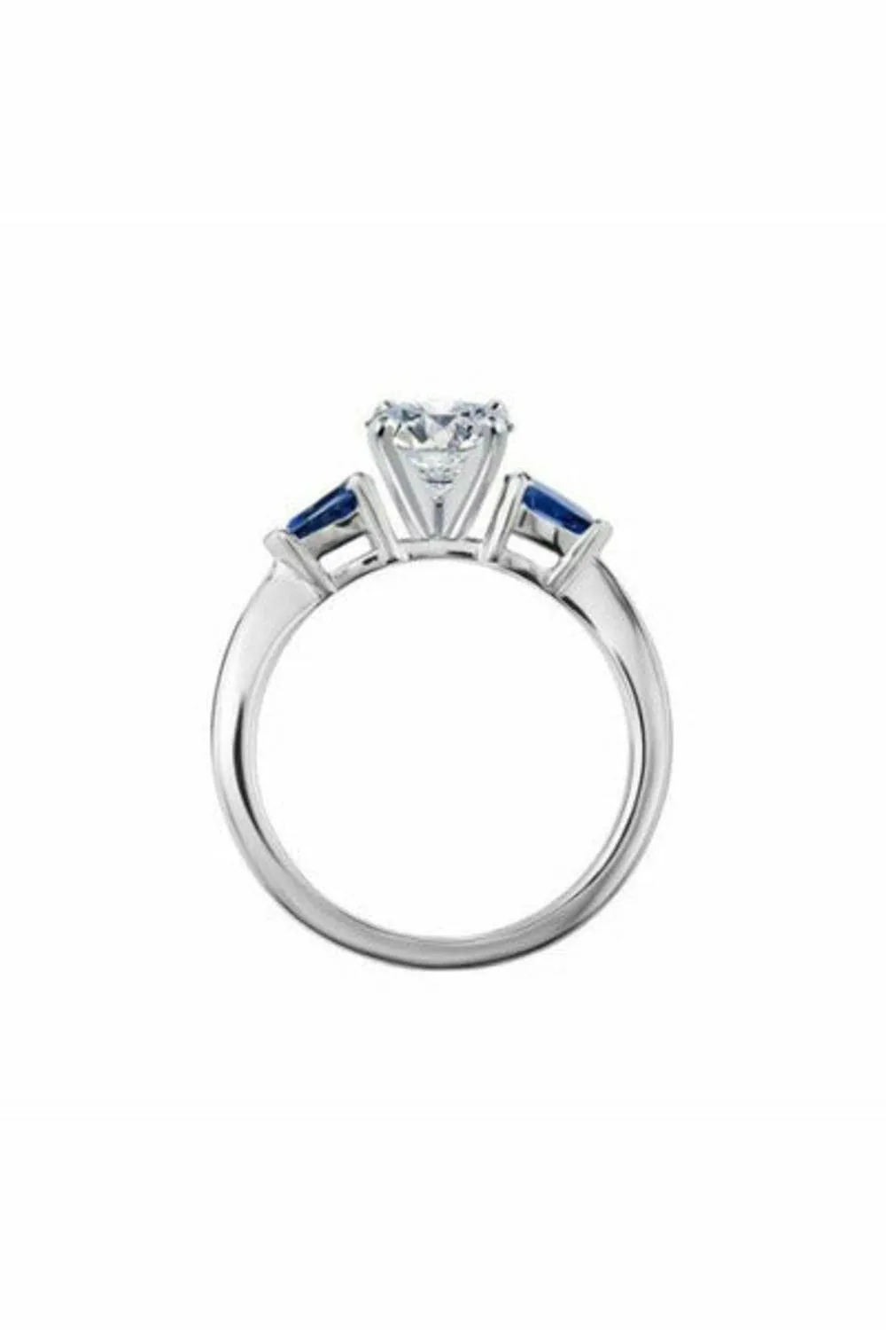 classic pear shaped sapphire