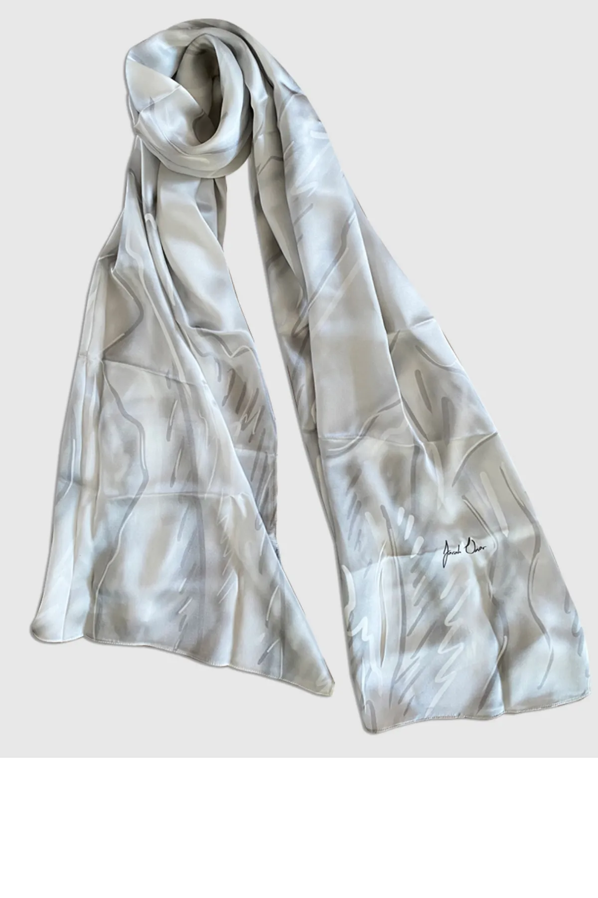 Classic Silver Scarf
