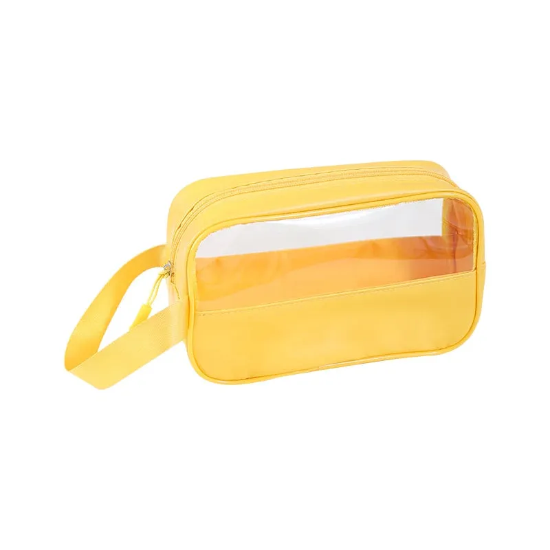 Clear Travel Toiletry Makeup Bags Water Resistant Organizer Pouch