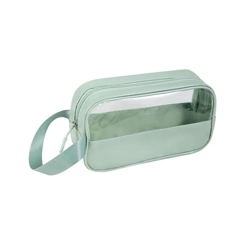Clear Travel Toiletry Makeup Bags Water Resistant Organizer Pouch
