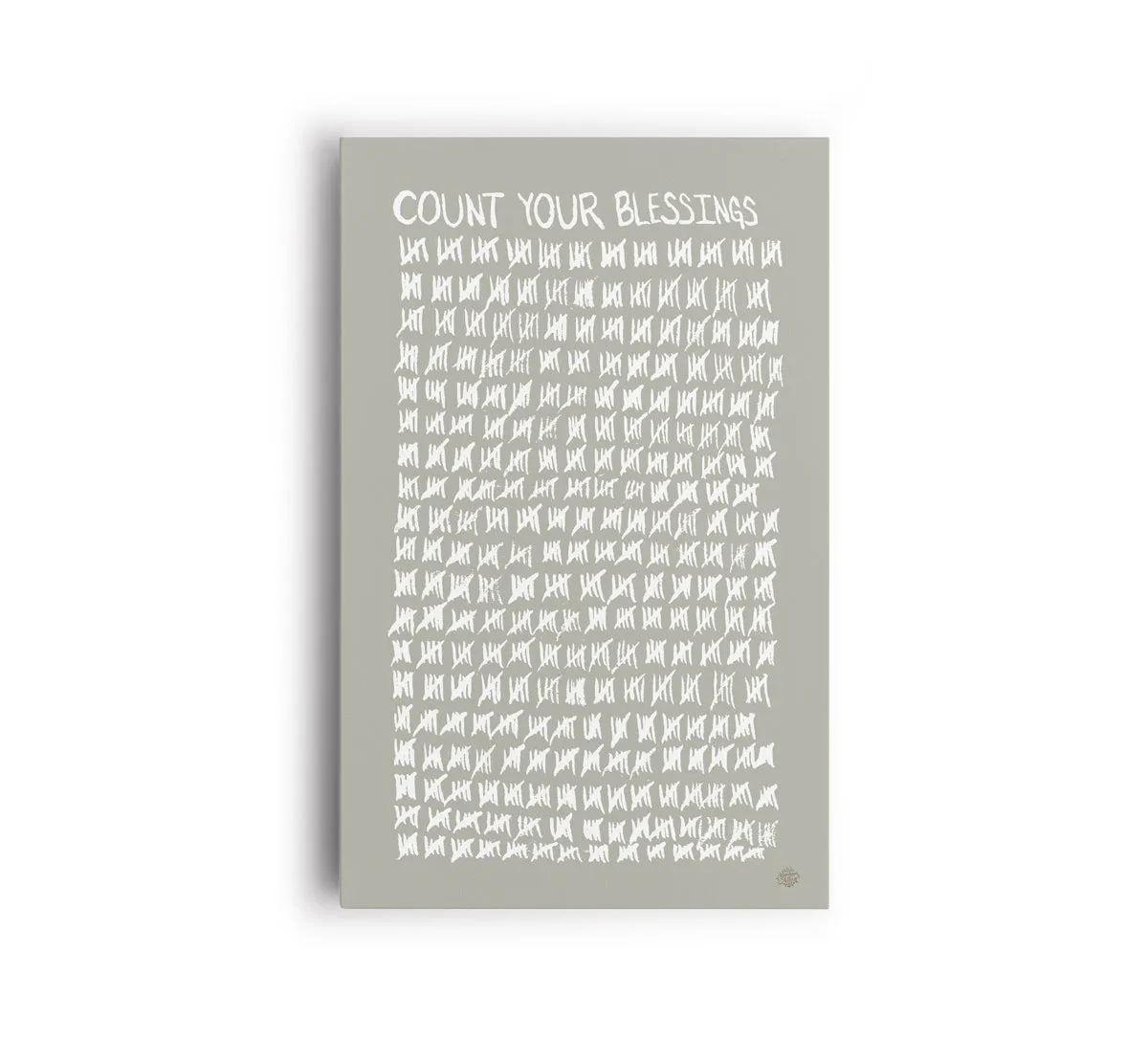 Count Your Blessings Canvas Print "Moss"