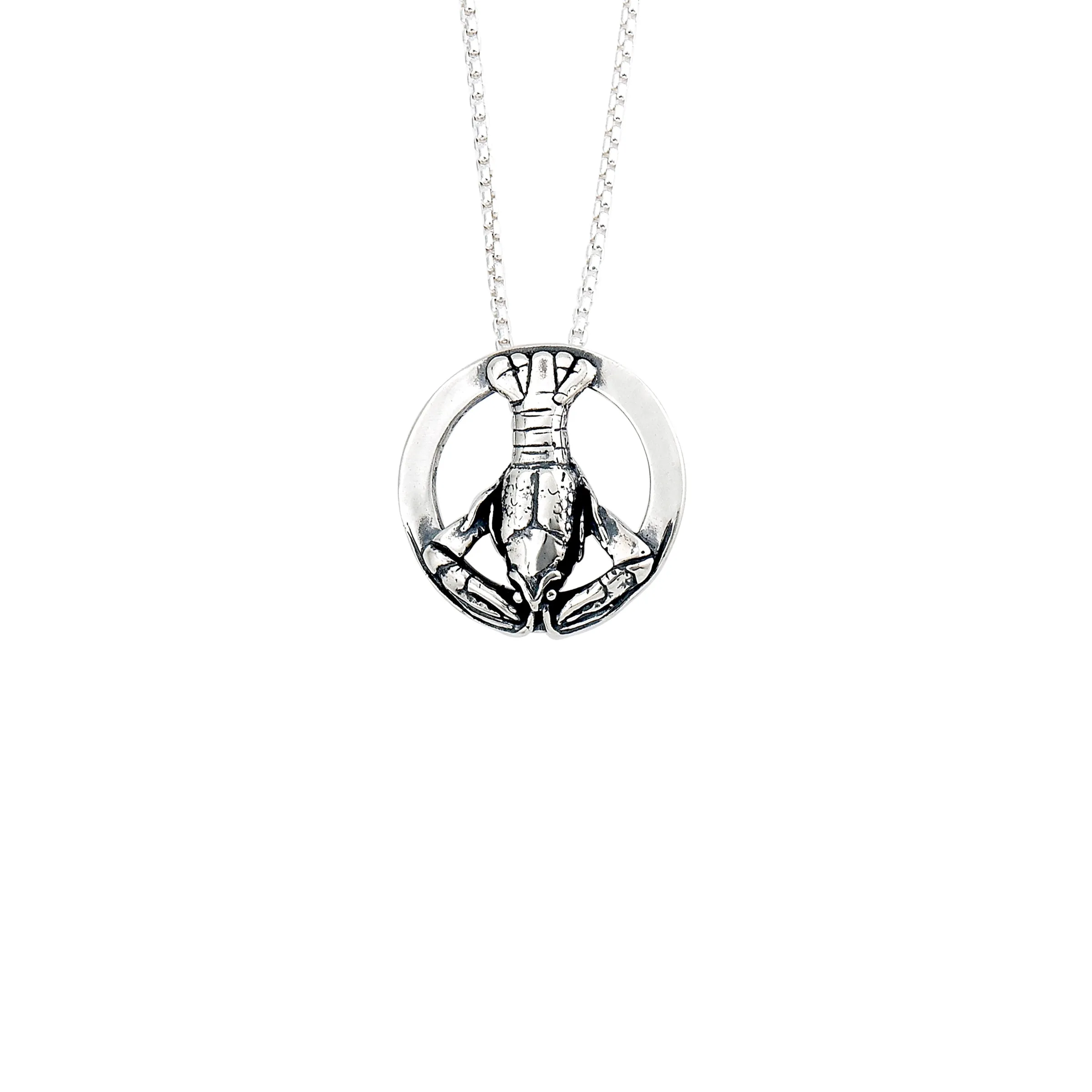 Crawfish Peace Large Pendant