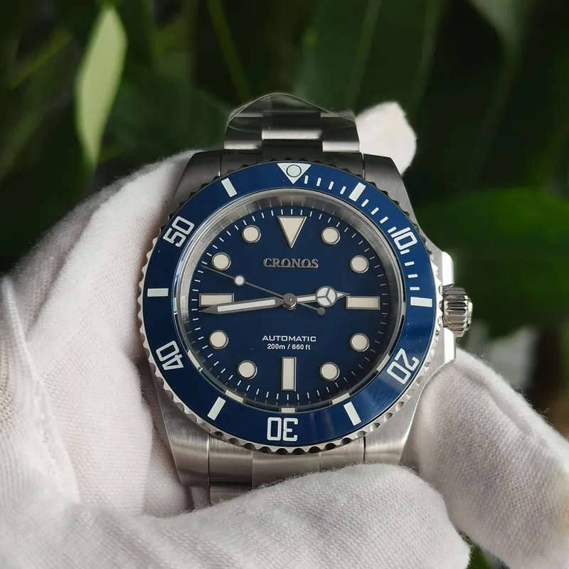 Cronos No Date PT5000 Sub Diver Watch L6005