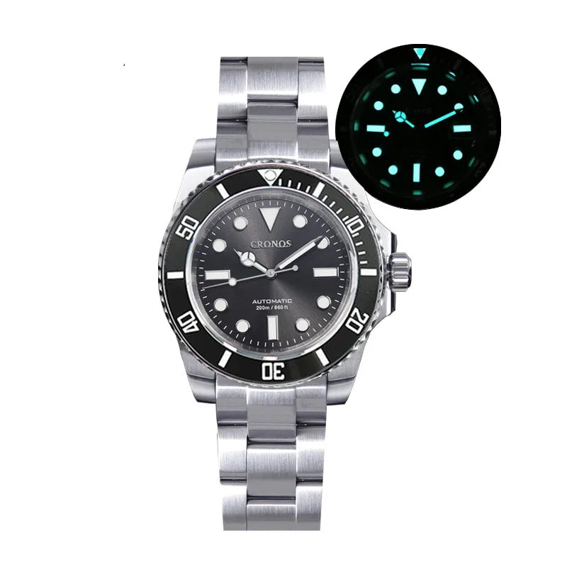 Cronos No Date PT5000 Sub Diver Watch L6005