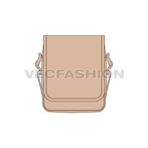 Crossbody Bag with Mesh Back