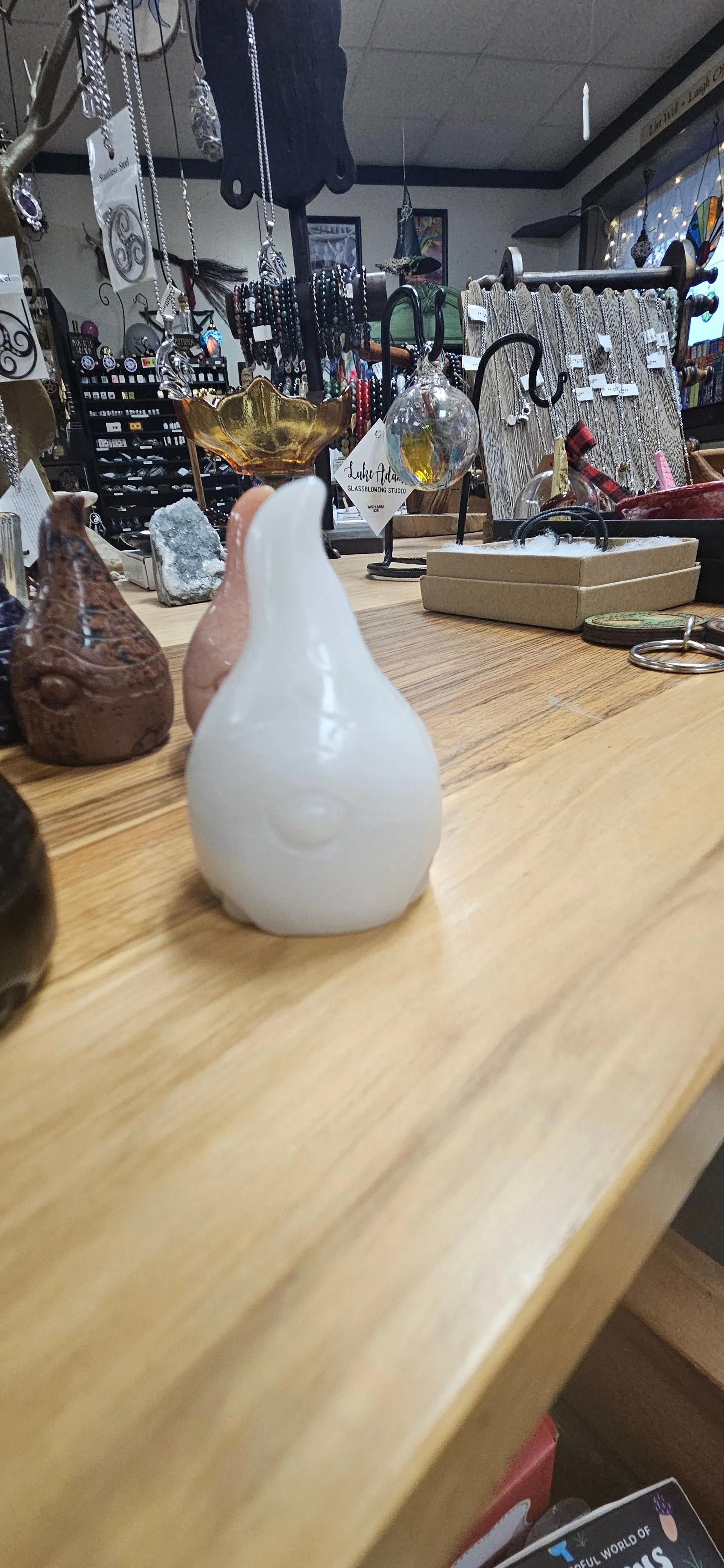 Crystal Carved Gnomes - Chubby