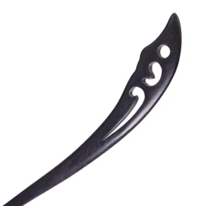 CrystalMood Handmade Carved Wood Hair Stick Invite
