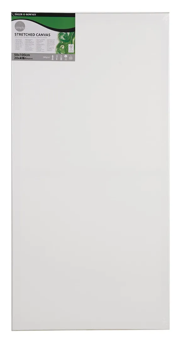 Daler Rowney Simply Stretched Canvas 50*100cm/20*40"