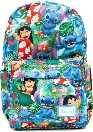 Disney - Lilo and Stitch - 17" Full Size Nylon Backpack - Wondapop