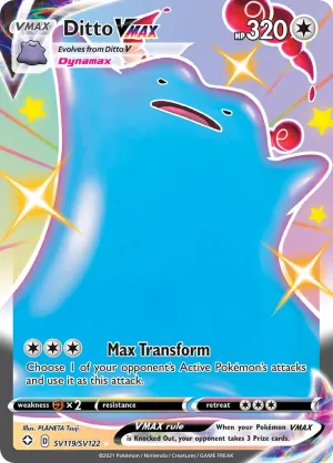 Ditto VMAX (SV119/SV122) [Sword & Shield: Shining Fates]