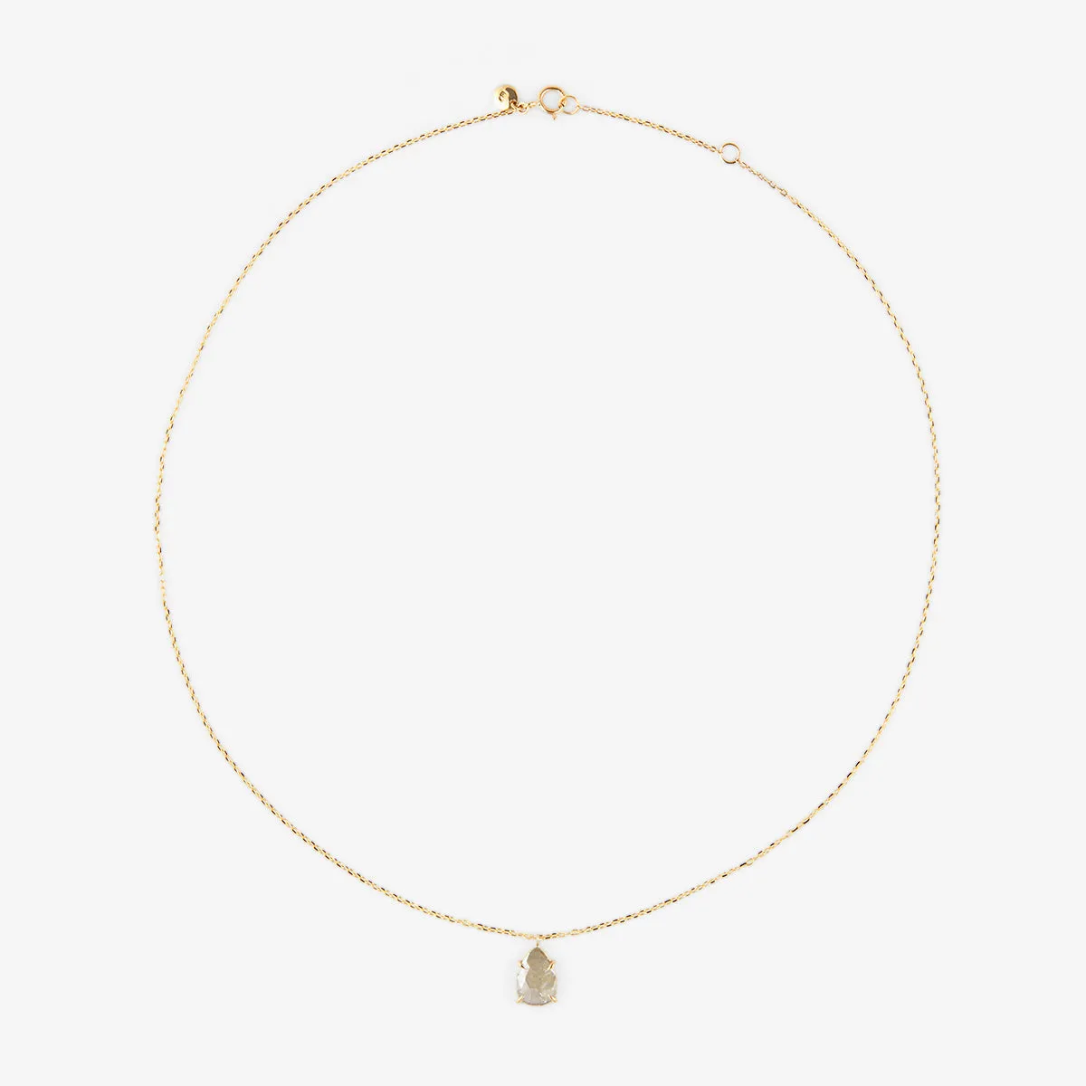 DN3-OOAK | 0.78 Carat One-of-a-Kind Diamond Slice Necklace
