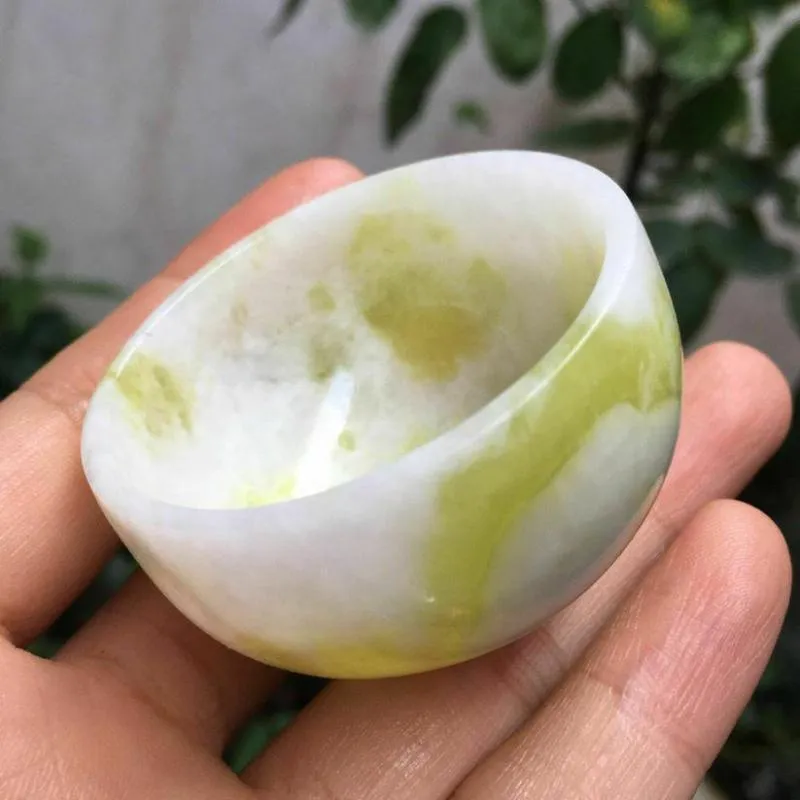 Elegant Jade Teacups Set for Authentic Gongfu Tea Ceremonies