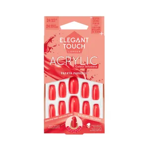 Elegant Touch Acrylic Papaya Paradise (24 Pack)