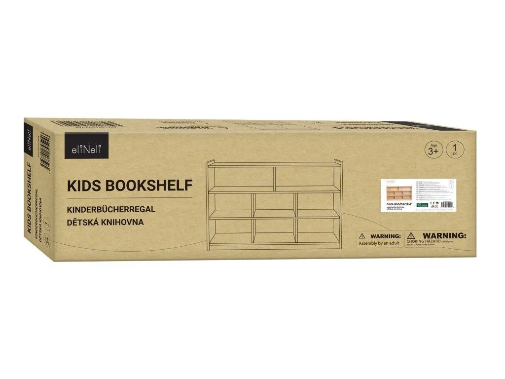 EliNeli Rechteckiges Bücherregal für Kinder