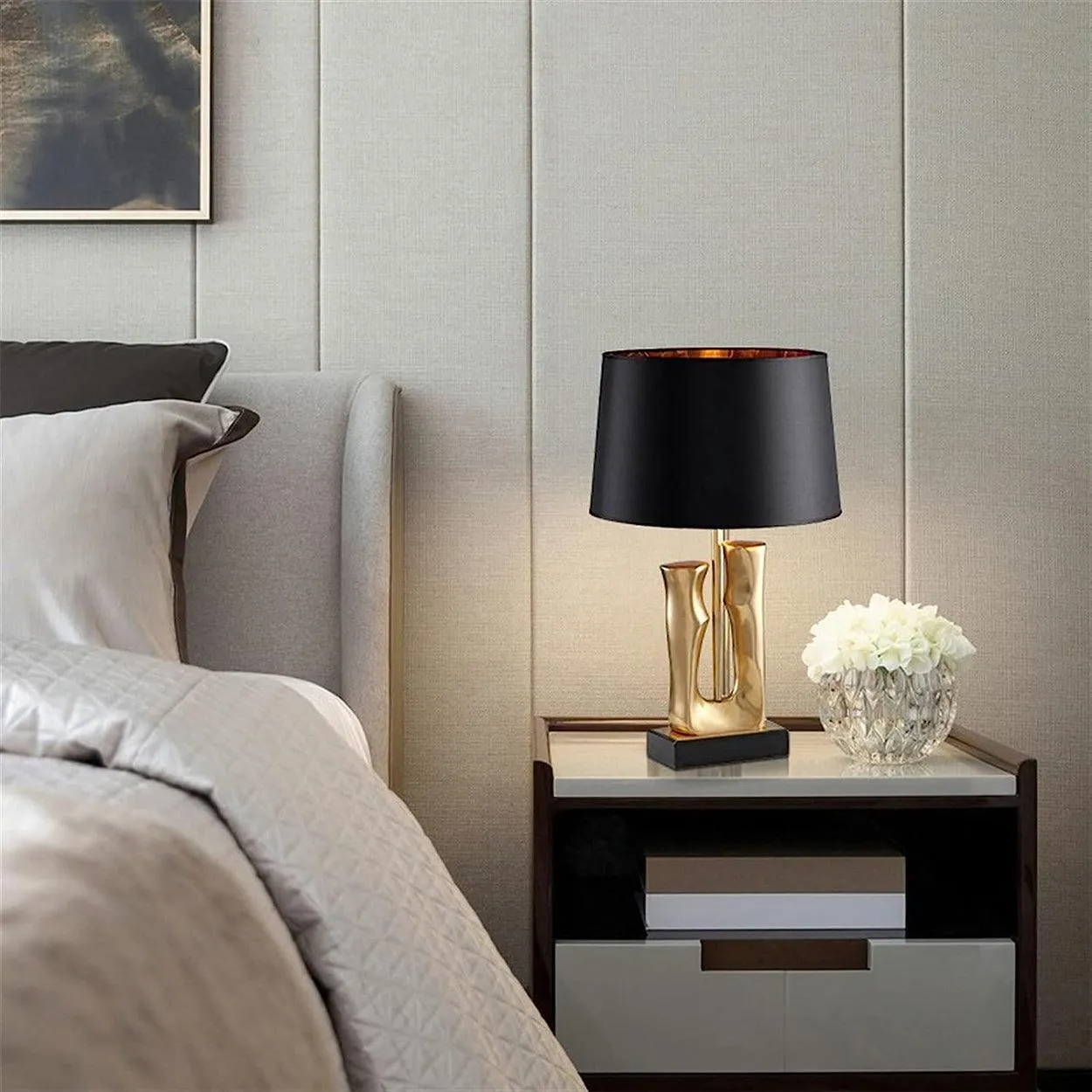 ELITE REGAL TABLE LAMP BEDSIDE LAMP