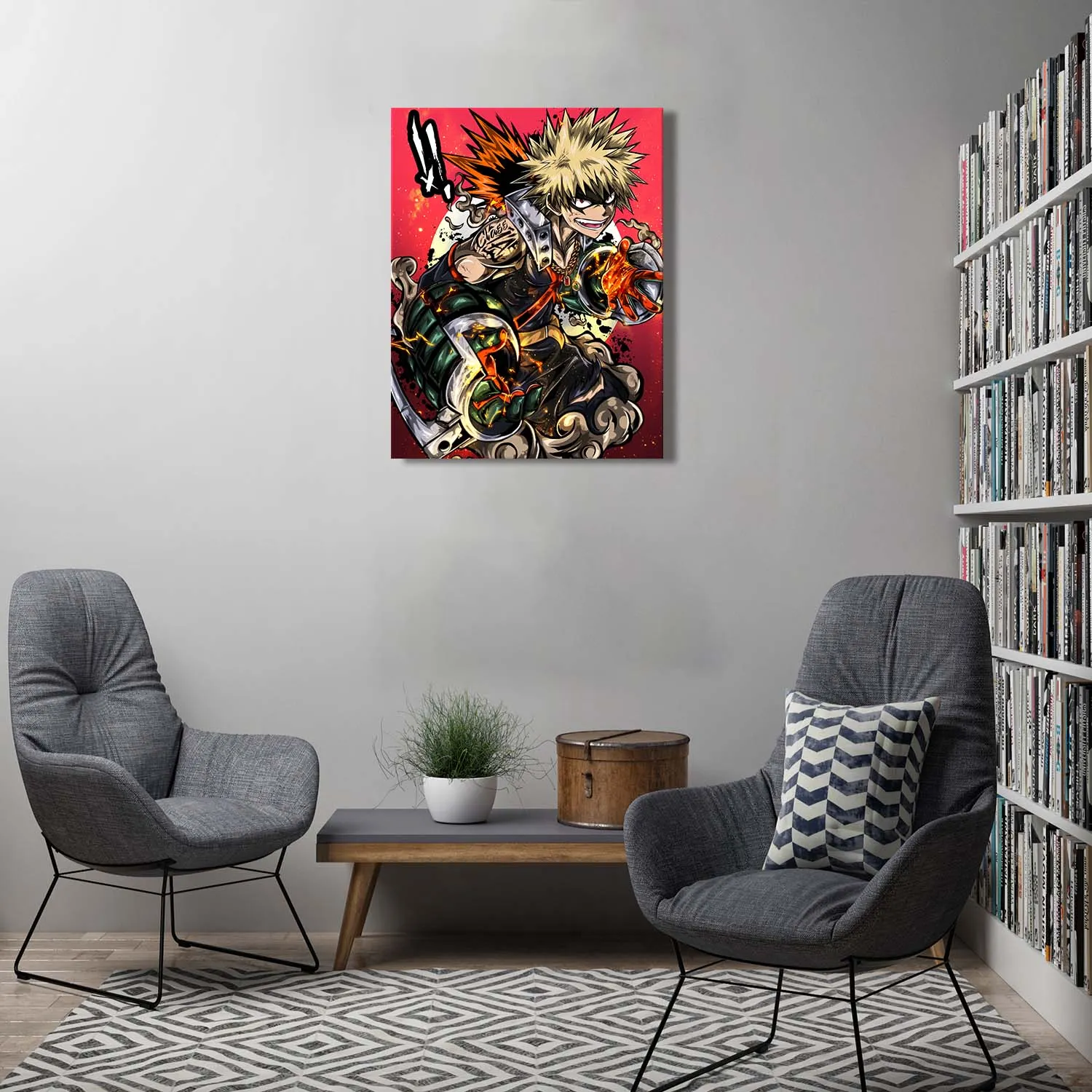 Explosion Hero Canvas Wall Art