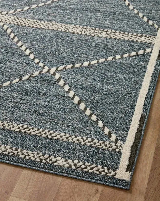 Fabian FAB-01 Denim/Charcoal Rug
