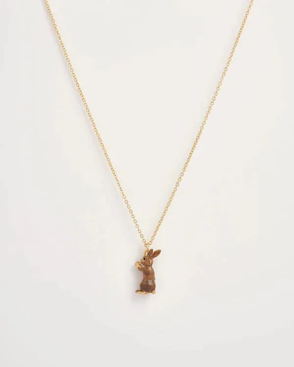 Fable - Short Necklace - Demetrius Rabbit